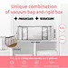 Bedroom Wardrobe Storage transparent Multifunctional Fabric Bag fabric Clothing Storage