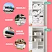 Bedroom Wardrobe Storage transparent Multifunctional Fabric Bag fabric Clothing Storage reusable Qui